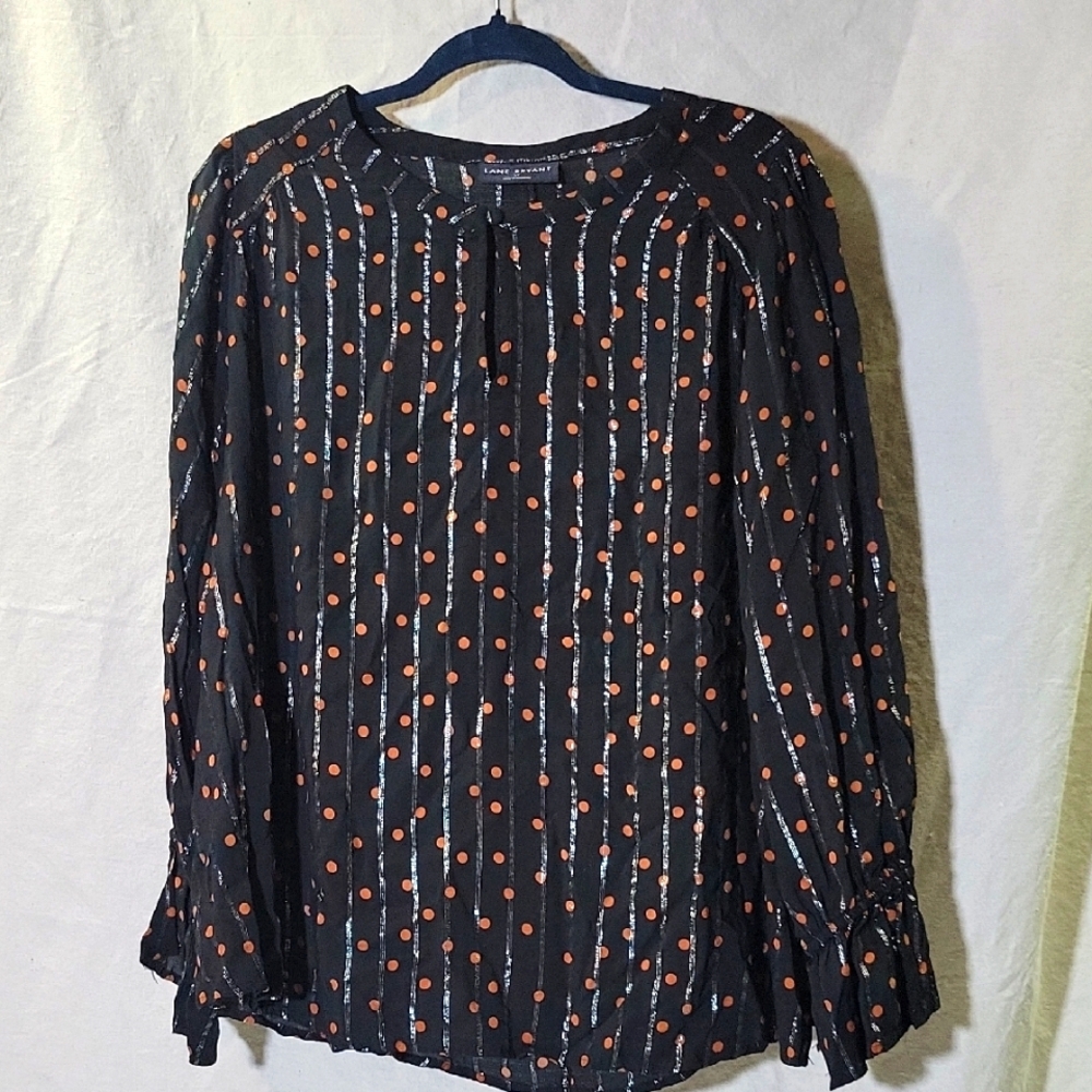 Lane Bryant Polka Dot Women's Top